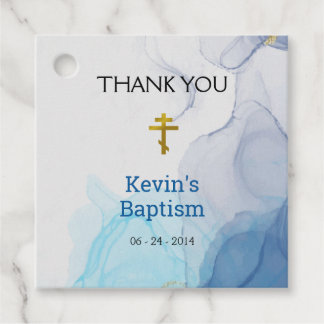 Living Waters Orthodox Christelijk Baptisme Bedankjes Labels
