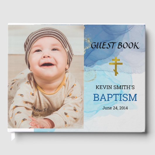 Living Waters Orthodox Christelijk Baptisme Gastenboek (Voorkant)