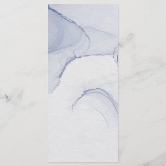 Living Waters Orthodox Christelijk Baptisme Menu (Achterkant)