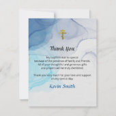Living Waters Orthodox Doop Dank u Kaarten (Voorkant)
