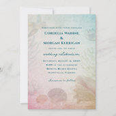 Living Zeeen bruiloft uitnodiging (Voorkant)