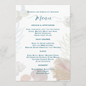 Living Zeeen Flat Wedding Menu Sjabloon (Voorkant)