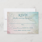 Living Zeeen Ocean Thema bruiloft RSVP Kaartje (Voorkant)