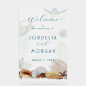 Living Zeeen Wedding Welkom Acryl Teken Acryl Bord (Voorkant)