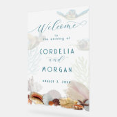 Living Zeeen Wedding Welkom Acryl Teken Acryl Bord (Hoek)