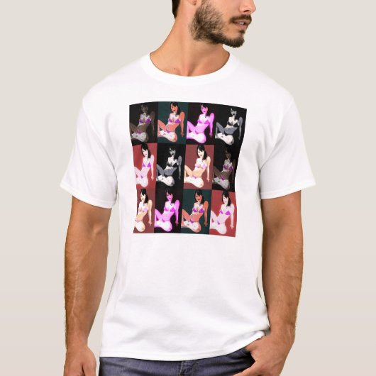 LivingDoll 7 Collage T-shirt (Voorkant)