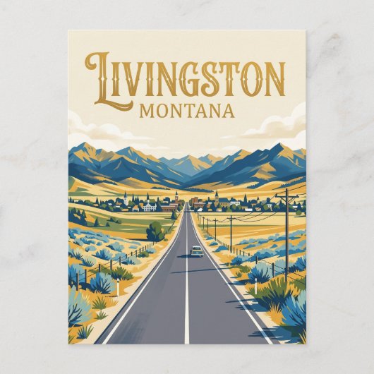 Livingston (Alabama) Briefkaart (Voorkant)