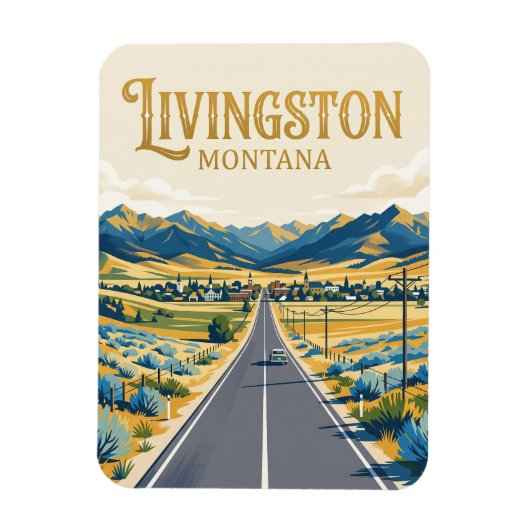 Livingston (Alabama) Magneet (Verticaal)