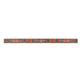 Livingston clan Pset Scottish tartan Satijnen Lint (Voorkant)