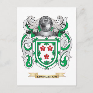 Livingston Coat of Arms (familiekust) Briefkaart