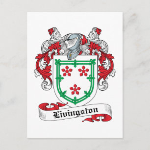 Livingston Family Crest Briefkaart