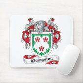 Livingston Family Crest Muismat (Met muis)