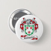 Livingston Family Crest Ronde Button 5,7 Cm (Voorkant /achterkant)