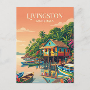 Livingston (Lívingston) Guatemala Briefkaart