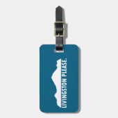 Livingston Montana Alstublieft Bagagelabel (Voorkant verticaal)