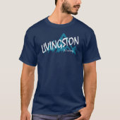 Livingston Montana Berg T-shirt (Voorkant)