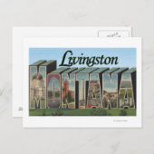 Livingston, Montana Briefkaart (Voorkant / Achterkant)