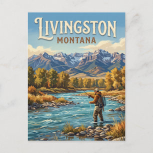 Livingston Montana Briefkaart