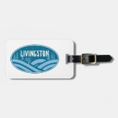 Livingston Montana Buitenleven Bagagelabel (Voorkant horizontaal)