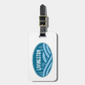 Livingston Montana Buitenleven Bagagelabel (Voorkant verticaal)