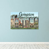 Livingston, Montana Canvas Afdruk (Insitu (Houten vloer))