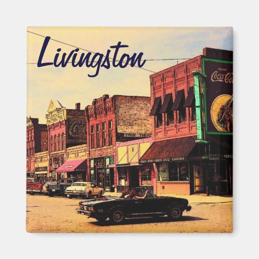 Livingston Montana Magneet (Voorkant)