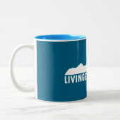 Livingston Montana Please Tweekleurige Koffiemok (Links)