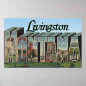 Livingston, Montana Poster (Voorkant)