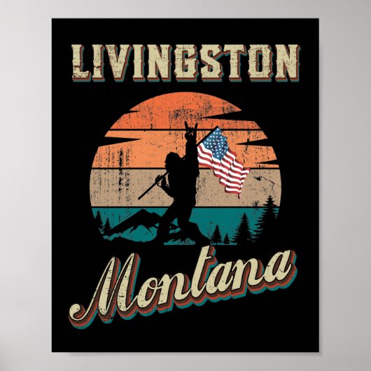 Livingston Montana Poster (Voorkant)