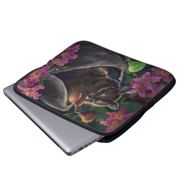 Livingstone Flying Fox Laptop Sleeve (Voorkant onderkant)