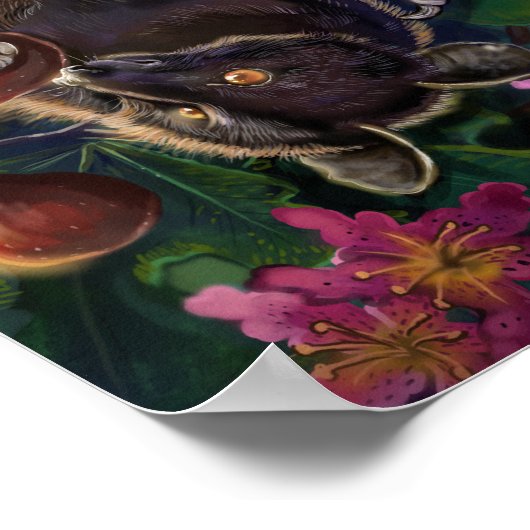 Livingstone Flying Fox Poster (Hoek)