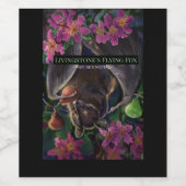 Livingstone Flying Fox Wijn Etiket (Enkel label)