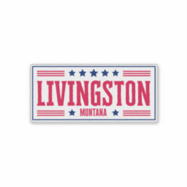 LIVINGSTONE MONTANA Sterren en strepen Sticker