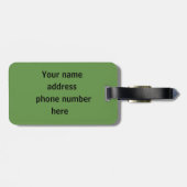 Livingstone Personalized Bagagelabel (Achterkant horizontaal)