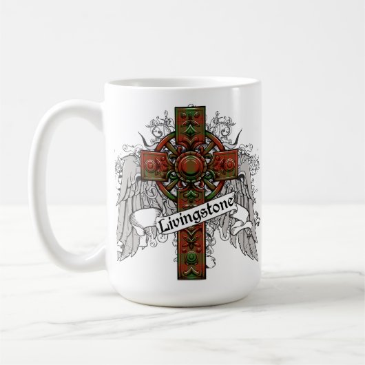 Livingstone Tartan Cross Koffiemok (Links)