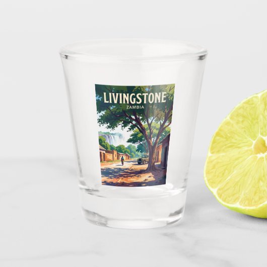 Livingstone, Zambia Zambia Shot Glas (Voorkant)