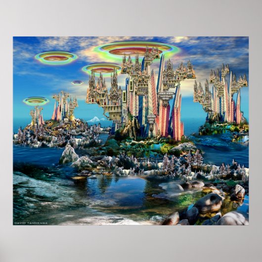 LivingTree2Merged2FallLineInvadorIsland2cc, dav... Poster (Voorkant)