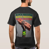 LIVITY BLACK LOVE Basic Donkere T-shirt (Achterkant)