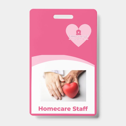 Liviys Cares Logo Badge (Voorzijde)