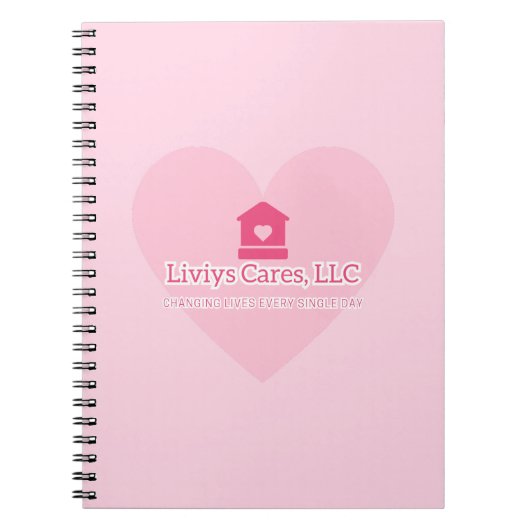 Liviys Cares Logo Notitieboek (Voorkant)