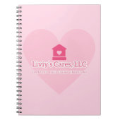 Liviy's Cares Logo Notitieboek (Voorkant)