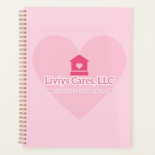 Liviys Cares Logo Planner (Voorkant)