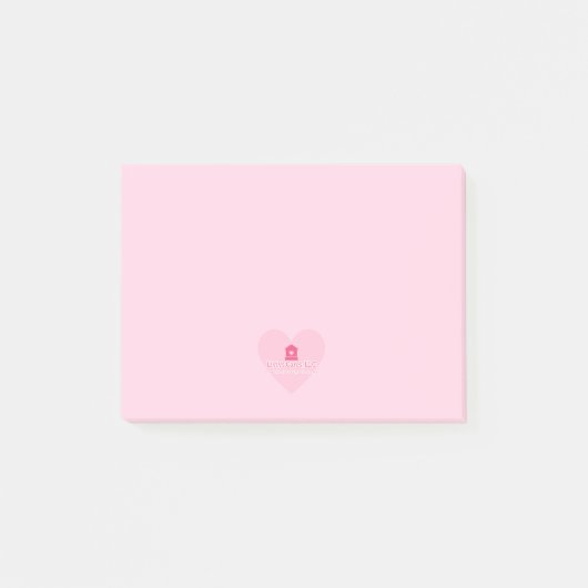 Liviys Cares Logo Post-it® Notes (Voorkant)