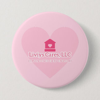 Liviys Cares Logo Ronde Button 7,6 Cm