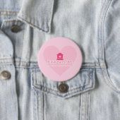 Liviys Cares Logo Ronde Button 7,6 Cm (In situ)