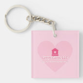 Liviys Cares Logo Sleutelhanger (Voorkant)