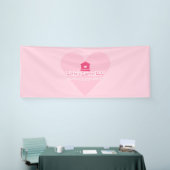 Liviy's Cares Logo Spandoek (Beurs)