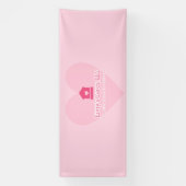 Liviy's Cares Logo Spandoek (Verticaal)