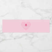 Liviy's Cares Logo Waterfles Etiket (Enkel label)