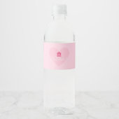 Liviy's Cares Logo Waterfles Etiket (Voorkant)